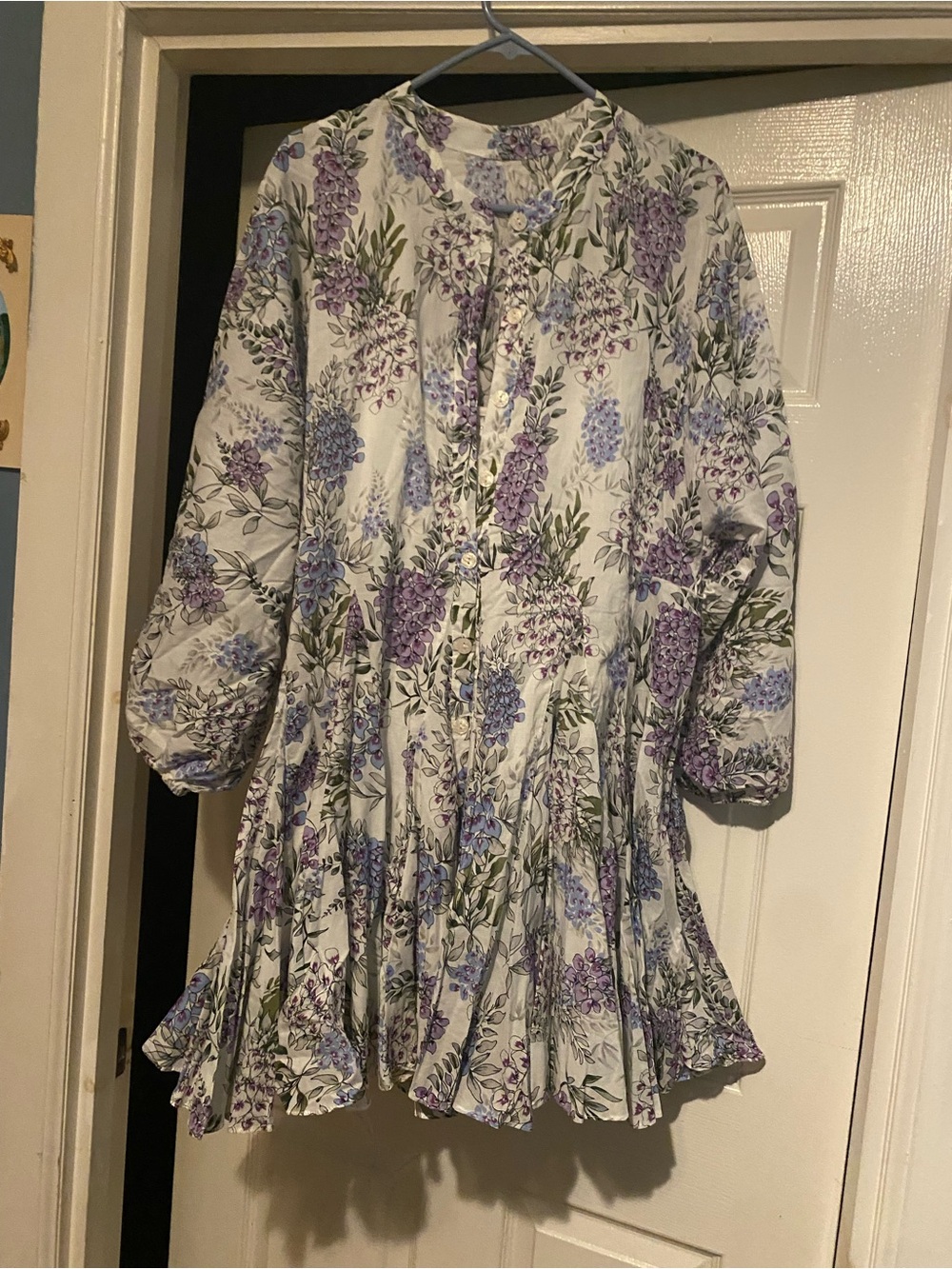 Premier Amour Lavender Floral Blouse